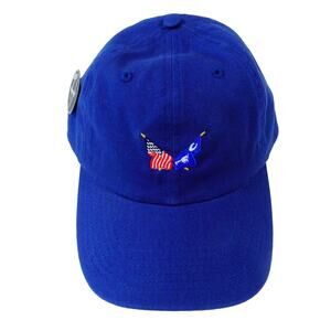 Secession Golf Club Imperial Blue Cotton Adjustable Hat NWT